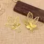 PNPIA- Lá Vàng Hoa Kết Nối Sắt Filigree Quấn DIY Sổ Lưu Niệm Trang Trí Nhà Tôn Trang Kim Loại Thủ Công