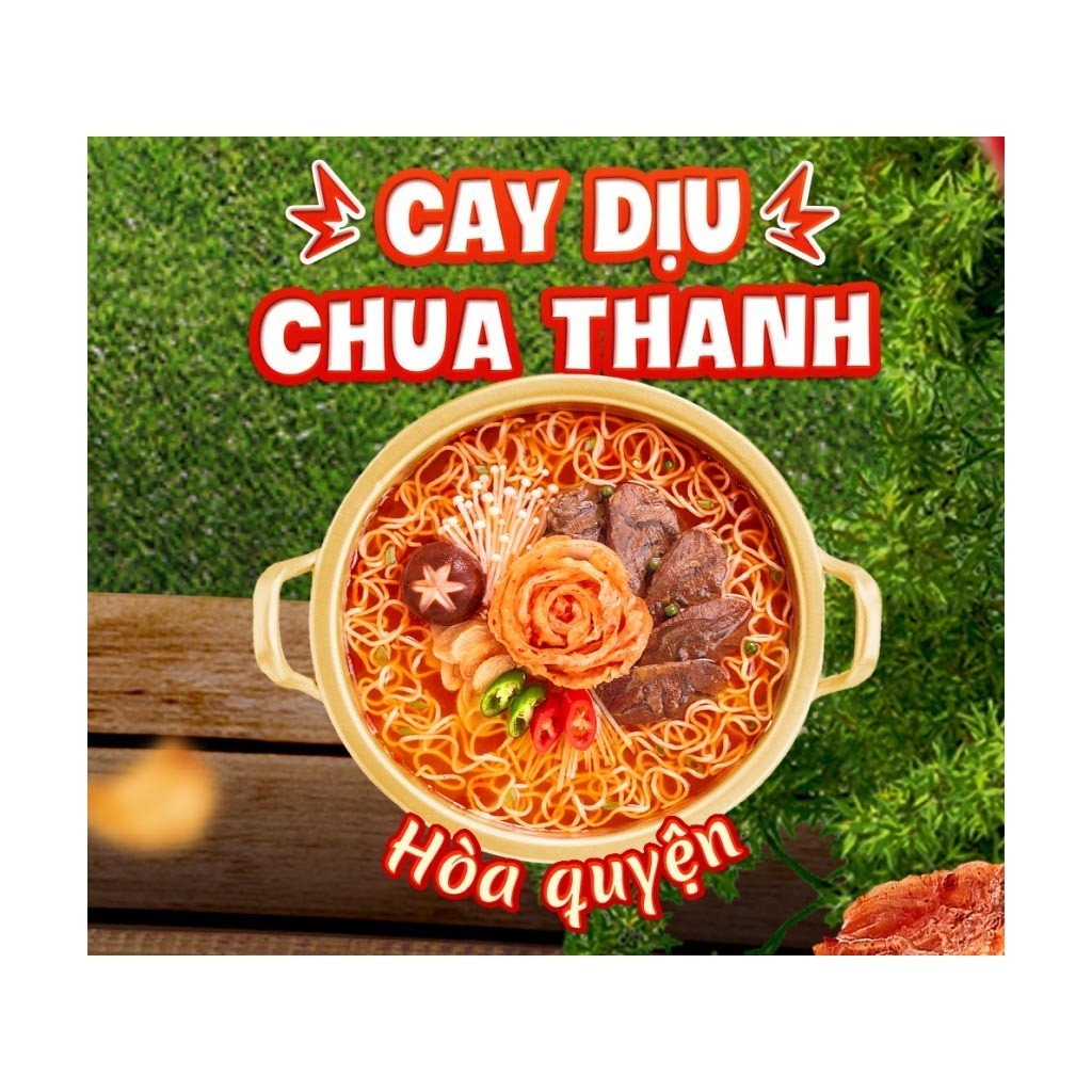 Thùng 30 gói mì Hảo Hảo hương vị lẩu kim chi Hàn Quốc 75g