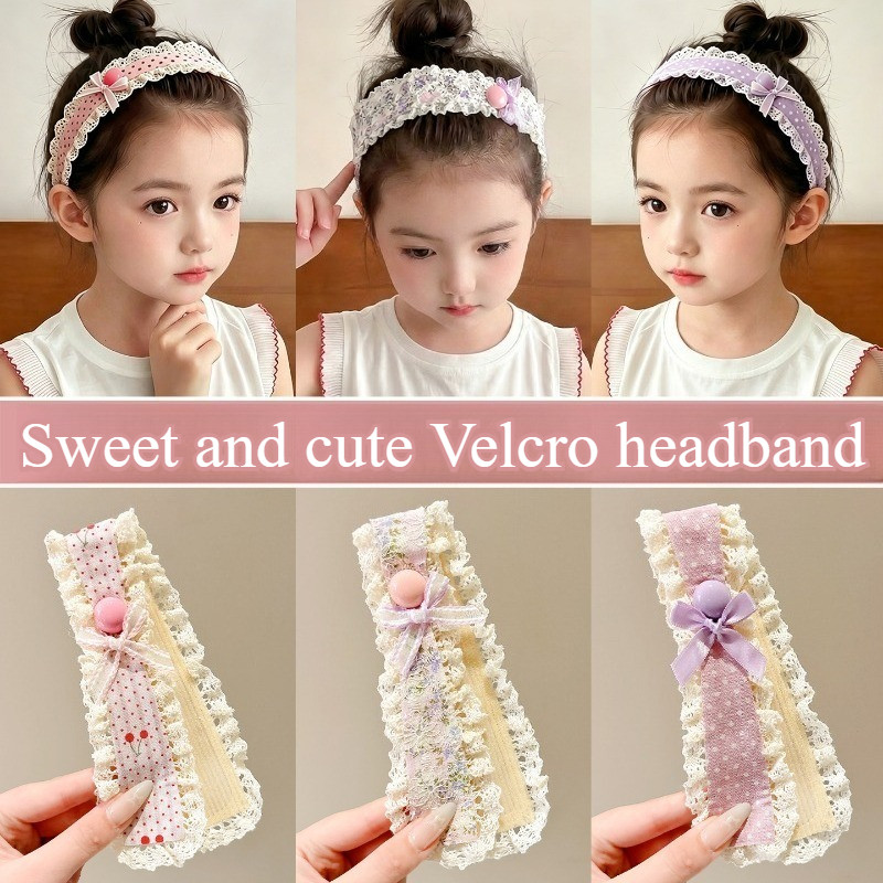 Ngọt Ngào Vintage Pháp Dệt Kim Ma Thuật Miếng Dán Tóc Thời Trang Vòng Tóc Cho Bé Gái Sử Dụng Hàng Ngày