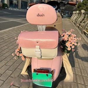 Túi da xe máy Xe điện Lưu trữ phía trước Pocket Tiện ích trang trí Yadi No. Xe pin đa năng 9 Emma