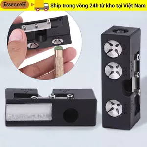ESSENCEH Pool Cue Tip Corrector, Công cụ sửa chữa Thiết bị bi-a Cue Tip Shaper, Đa chức năng 10 trong 1 Snooker Sửa chữa hiệu quả Bể bơi Cue Shaper Bida