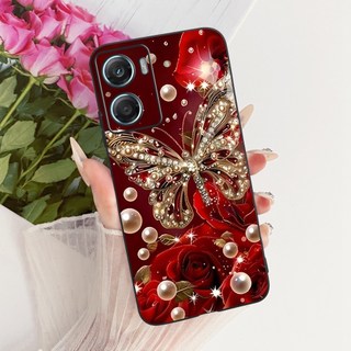 Vỏ Mới Cho Motorola Moto G06 XT2535-1 XT2535-2 / Moto G06 Power XT2535-13 Ốp Lưng Hoa Xinh Đẹp Silicon Mềm Màu Đen TPU Vỏ Điện Thoại