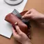 Springevenstar Unisex Retro Treo Da PU Túi Kính Di Động Dây Treo Kính Mát Trường Hợp Đơn Giản Handmade Kính Hộp Bảo Quản Springevenstar