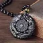 Nhíp Tự Nhiên Bla Obsidian Tay Khắc Rồng Trung Quốc Phượng Hoàng Chim Bùa Hộ Mệnh BaGua Nelace Dành Cho Nữ Lu Linh Vật Bùa Mặt Dây Chuyền VN