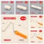 Polyurethane 7 / 13 / 20cm Bọt Biển Con Lăn Bàn Chải Sơn Cao Su Sơn Sơn Sơn Sơn Cọ Sơn Dầu / Dựa Trên Nước Bàn Chải Con Lăn Nhỏ 26.3.26