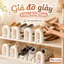 Kệ Để Giày 2 Tầng HomeMate Thông Minh Điều Chỉnh Góc, Giá Đỡ Giày Dép Tiết Kiệm Diện Tích Tủ Giày Nhựa PP Cao Cấp