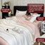 Bộ Chăn Ga Gối Chất Liệu Phi Lụa Với Gam Màu Tươi Sáng Và Hình Thêu Nổi Bật - MemMinbedding Luxury