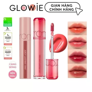 Son Tint Bóng Romand Juicy Lasting Tint Tạo Hiệu Ứng Căng Mọng Môi, Lên Màu Chuẩn Hàn Quốc