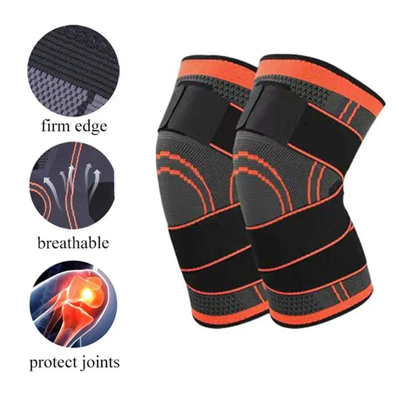 1 Chiếc Có Thể Điều Chỉnh Thể Thao Đầu Gối Miếng Lót Giảm Đau Đầu Gối Patn Định Nẹp Hỗ Trợ Đi Bộ Đường Dài Bóng Đá Bóng Rổ Chạy Thể Thao