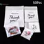 BeautifulHomeA 50 Chiếc Trong Suốt CẢM ƠN BẠN Túi Tự Dính Túi Nhựa Cho DIY Trang Sức Trưng Bày Bánh Quy Lưu Trữ Quà Tặng Túi VN