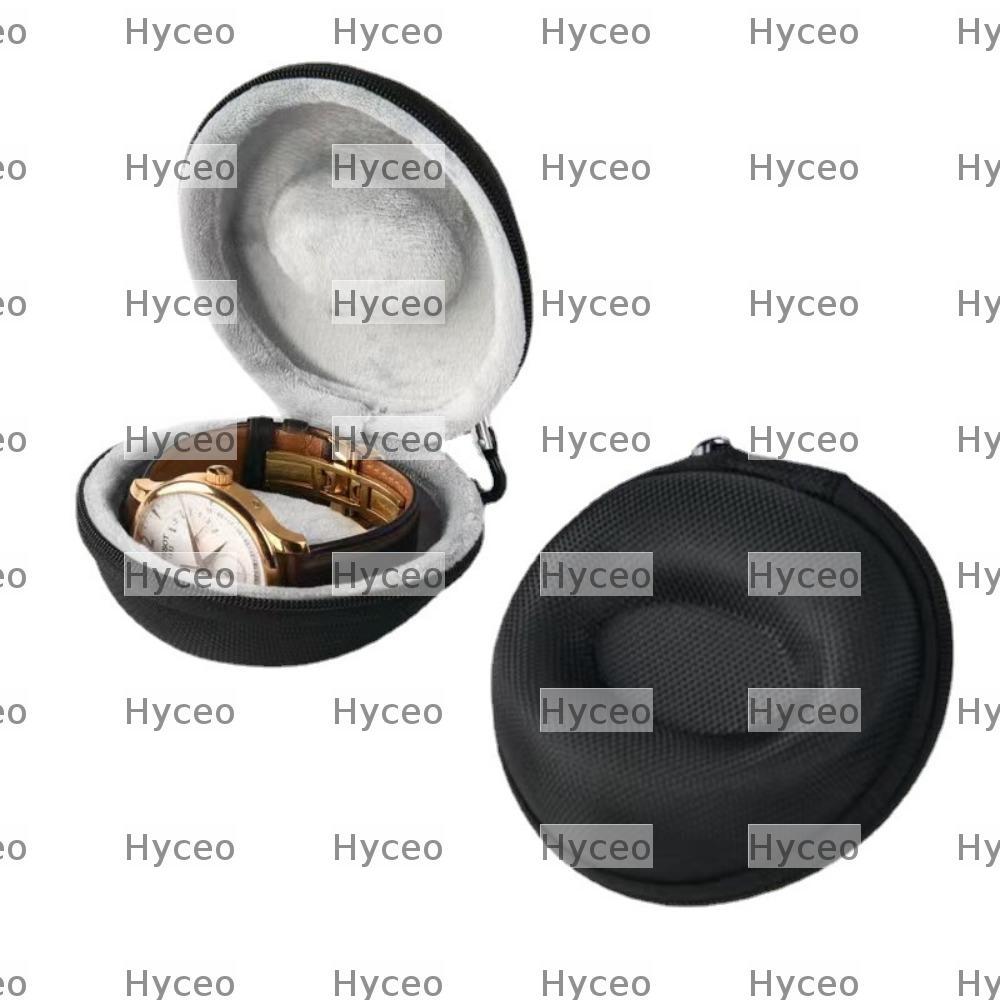 Hộp đựng đồng hồ HYCEO, Hộp đựng đồng hồ chống va đập EVA, Hộp đựng đồng hồ chống nước chống sốc có khóa kéo di động Bảo vệ đồng hồ