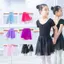 Váy múa ba lê PYCOU, Váy ba lê thắt lưng co giãn chuyên nghiệp, Trang phục khiêu vũ voan ngắn cho trẻ mới biết đi