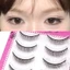 Lông mi giả châu Á tự nhiên Full Strip Doll Eye - Tiệc cưới Ngày mi