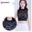 AN.MART Nữ Cổ Giả Ren Trắng Hoa Có Thể Tháo Rời Cổ Giả Áo Sơ Mi Có Thể Tháo Rời Cổ Dây Buộc Áo Len Trang Trí VN