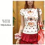 Milyfashion Modal Cat Họa Tiết Hình Trái Tim Chấm Bi Vai Tích Cực Tay Ngắn T Mỏng Hơn Nhìn Phù Hợp Với Niche Top Y2K Dopamine Mùa Hè H