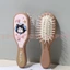 Lược Gương Mèo Bò Dễ Thương - Bàn Chải Tóc Chống Tĩnh Điện Gấp Đệm Không Khí Cho Bé Gái