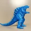 Đồ chơi quái vật bằng cao su mềm làm sao lớn Godzilla Ice Emperor Đồ chơi quái vật cao cấp Hình cậu bé Quà tặng trang trí năm mới Chiều cao mô hình 16cm