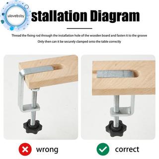 Ulovebsby Bench Pin Kẹp Khe Cắm Cố Định Kẹp Cho Bàn Làm Việc Dụng Cụ Chế Biến Gỗ Thiết Bị Giữ Thiết Bị DIY Gỗ Thủ Công Người Hâm Mộ VN