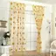 Cortinas De Tule De Girassol Para Sala De Estar , Quarto , Cozinha , Painéis De Janela , Voile Transparente , Decoração