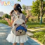 Gấu Dễ Thương Có Mũ Ba Lô Cho Trẻ Em Hoạt Hình Học Tập Đi Du Lịch Daypack Mẫu Giáo Túi Sách