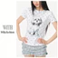 Milyfashion In Đầy Đủ Chấm Bi Con Chó Con Áo Thun Tay Ngắn Mỏng Hơn Nhìn Co Giãn Nóng Cô Gái Ngắn Top Mùa Hè Bé tee Ba Lê Phong Cách KLWQ