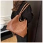 Túi Tote Retro Giả Dệt Họa Tiết Đơn Giản Dung Tích Lớn Túi Đeo Vai Thời Trang Phù Hợp Với Công Việc Đi Làm Túi Xách