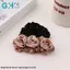 GHX Nữ Tóc Bun Bao Lưới Snood Hairnet Nơ Barrette Pháp Kẹp Tóc Nơ Ruy Băng Hoa Phụ Kiện Tóc Cho Ngân Hàng Khách Sạn Nhân Viên VN
