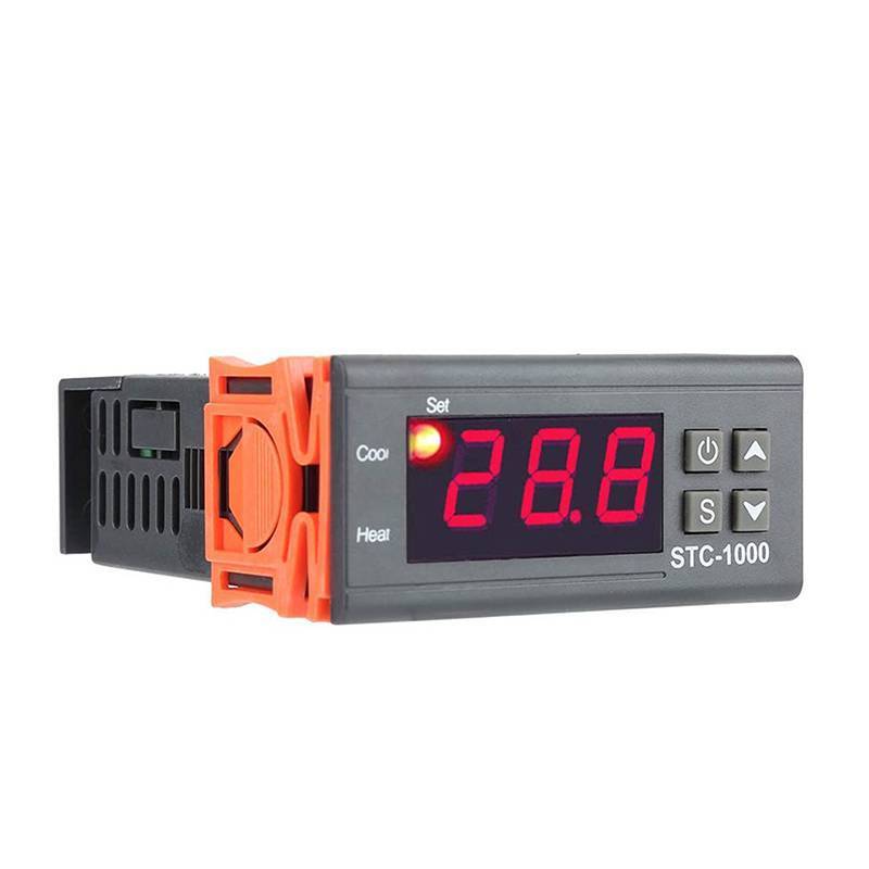 GKY LED Chất Lượng Đa Năng Kỹ Thuật Số STC-1000 Bộ Điều Khiển Nhiệt Độ DC12V DC24V AC110-220V Bộ Điều Khiển GKY