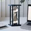Đồng hồ cát YOLOGO Hẹn giờ cát, Đồng hồ cát trắng bằng gỗ đen, Đồng hồ cát 30 phút cổ điển thực tế Văn phòng