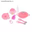 MỚI 8 Cái / bộ Cốc Nĩa Thìa Bát Ăn Bộ Đồ Ăn Cho Búp Bê 43cm SKY