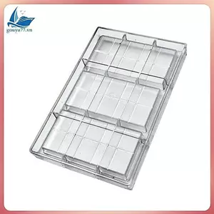 Khuôn sô cô la Polycarbonate để làm kẹo, nướng bánh và kẹo Đồ ăn nhẹ, Thiết bị làm bánh chuyên nghiệp.