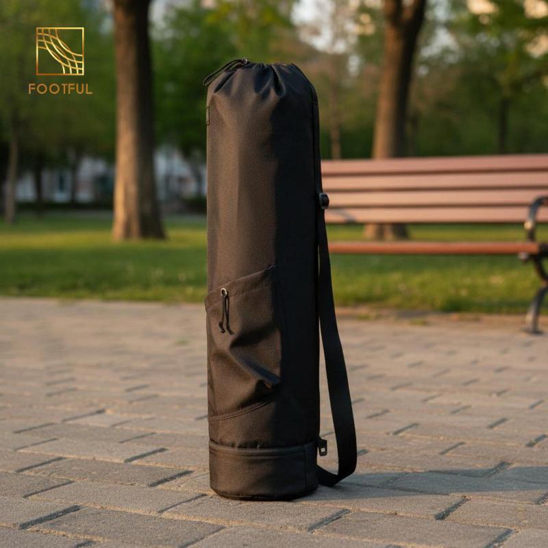 Polyester Thiết Bị Tập Yoga Carrier Dung Tích Lớn Thảm Tập Thể Dục Túi Bảo Quản Đeo Ngang Cho Lớp Studio