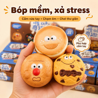 Đồ chơi squishy – Mềm mịn, chậm nổi, bóp cực đã – 6 mẫu dễ thương (giao ngẫu nhiên 1 mẫu)–Hình bánh socola – Giảm stress