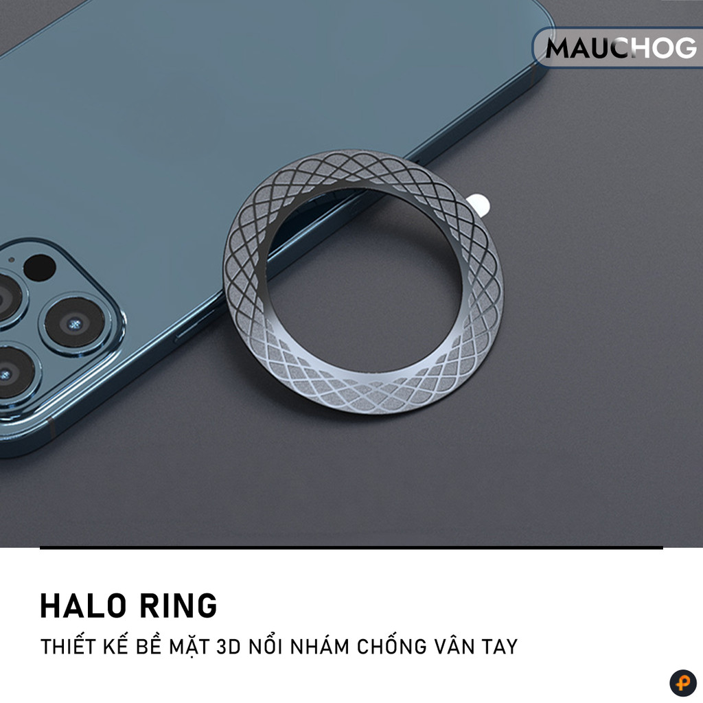 Miếng Dán Vòng Nam Châm Hỗ Trợ Từ Tính Cho Điện Thoại iPhone Samsung Xiaomi Pixel