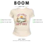 BOOM Áo Baby Tee Nữ Cotton Ôm Body-Áo Thun Ngắn Tay Y2K In Hình PhongCách Mùa Hè, Cổ Tròn Hàng Đầucách hàn quốc phong096