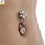 < YEI > Nhẫn đeo bụng bằng thép không gỉ Bộ quà tặng tinh tế Trang sức xỏ khuyên không gây dị ứng để mặc hàng ngày Tiệc đi biển Mới