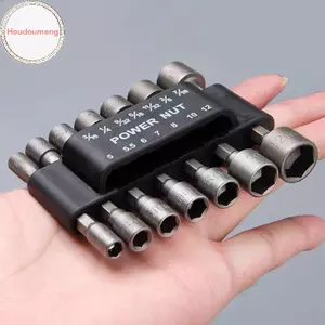 Hodou 9 / 14 CÁI Soet Cờ lê lục giác bên trong Tay cầm lục giác Tuốc nơ vít Soet Thanh mở rộng Khí nén Tua vít chèn Bộ công cụ VN