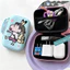 Dễ Thương Crayon Shin-Chan Cáp Dữ Liệu Túi Bảo Quản Di Động PU Chống Thấm Nước Son Môi Túi Trang Điểm Tai Nghe Túi Đựng Mỹ Phẩm Mini