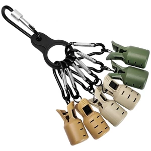Hộp lưu trữ móc câu cá ABS 4,5x2cm với 6 móc tôm bằng gỗ