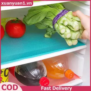 XUAN 4 EVA Chống Thấm Nước Tủ Lạnh Lót Thảm Có Thể Giặt Nấm Mốc Nhà Bếp Miếng Lót Chống Dầu Tủ Ngăn Kéo Placemat Cách Nhiệt Tủ Lạnh Thảm VN