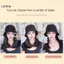LUImo Buet Mũ Tổng Hợp Với Mũ Tóc Thời Trang Ngắn Thẳng Bob Thu Đông Mũ Tóc Giả Cho Nữ Kẹp Trên Phần Mở Rộng Tóc SBS