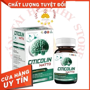 ✅[CHÍNH HÃNG] (MÃ: SP3MK) Viên uống phòng ngùa và phục hồi sau tai biến CITICOLIN NATTO - 30 viên