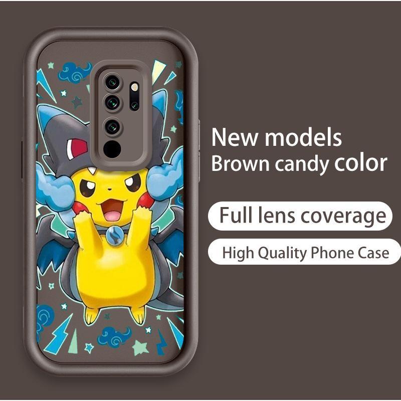 Vỏ Cho Redmi Note 8 Pro Hoạt Hình Silicon Mềm TPU Pikachu Bulbasaur Pokémon Angel Eye Vỏ Điện Thoại Chống Sốc