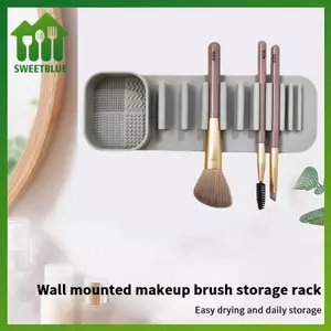 SWEET 1 Chiếc Silicone Bát Rửa Bàn Chải Trang Điểm Hộp Vệ Sinh Trang Điểm Trứng Sấy Bộ Dụng Cụ Bột Puff Máy Giặt Bọt Biển Bảo Quản Hiện Vật n