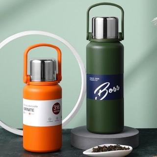 Bình Giữ Nhiệt BOSS Inox 316 4 Lớp 1000,1500ml, Kèm Cốc, Nóng Lạnh, Tặng 3 Món Phụ Kiện