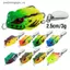 VFZ Outdoor Luya ếch sấm tầm xa 2.5cm / 3g ếch mini hit phần mềm cóc ếch móc đôi tiếng ồn sequin OTE