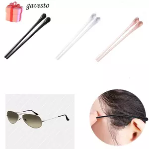 Kính GAVESTO Tay Chống Trơn Trượt, Giá Đỡ Giữ Kính Mắt Thoải Mái Đầu Nút Chặn Giá Đỡ, Chống Rơi Thay Thế Đầu Kính Chân Chống Trượt Móc Tai Nam Nữ