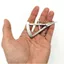 FUHUIOT Eyelid Caliper, Caliper nhãn khoa bằng thép không gỉ 20mm, Oculoplastic Đầu cố định Điều chỉnh vít Đầu thẳng / uốn cong Dụng cụ mắt Phẫu thuật nhãn khoa