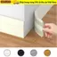 Ván chân tường WOODNEST, Viền đúc chống va chạm tự dính, Dây ốp chân tường linh hoạt dày DIY Trang trí nội thất