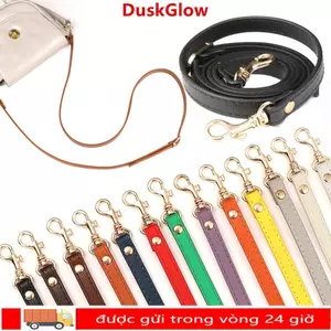 DUSKGLOW 120cm Dây da có thể tháo rời Thay thế Túi đeo vai Phụ kiện